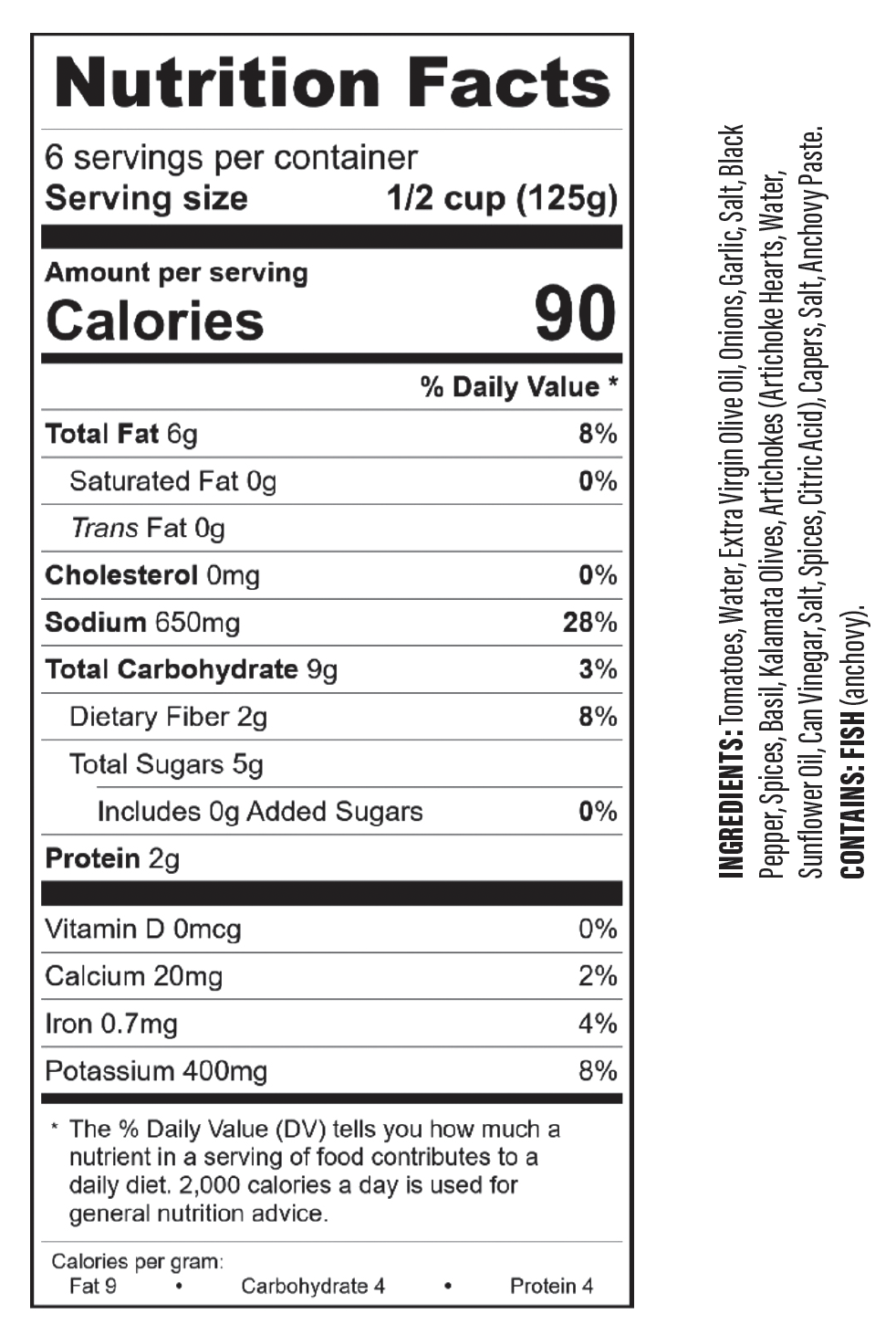 Graziano Bros. Puttanesca Sauce