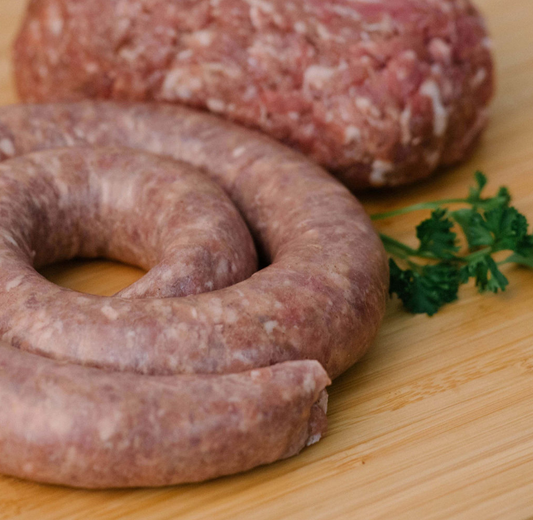 Garlic Flavored Pork Sausage
