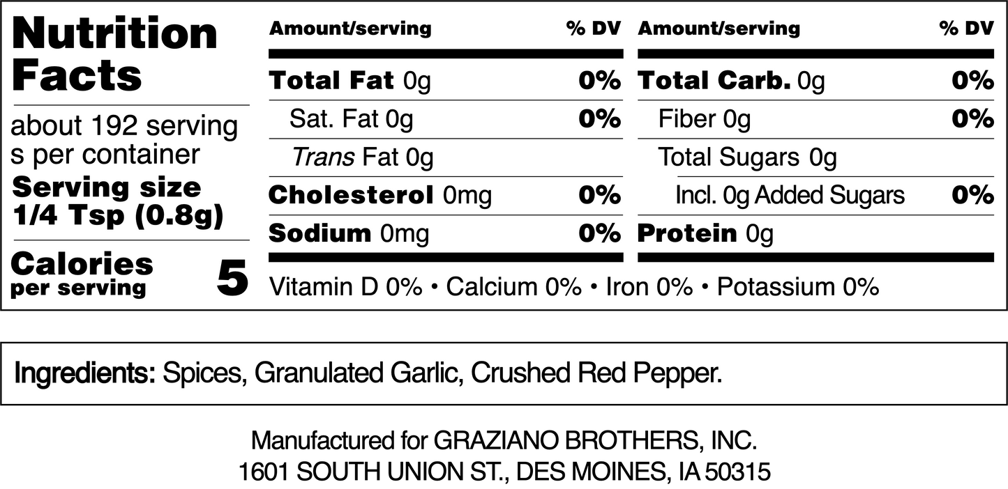 Graziano Bros. Italian Seasoning