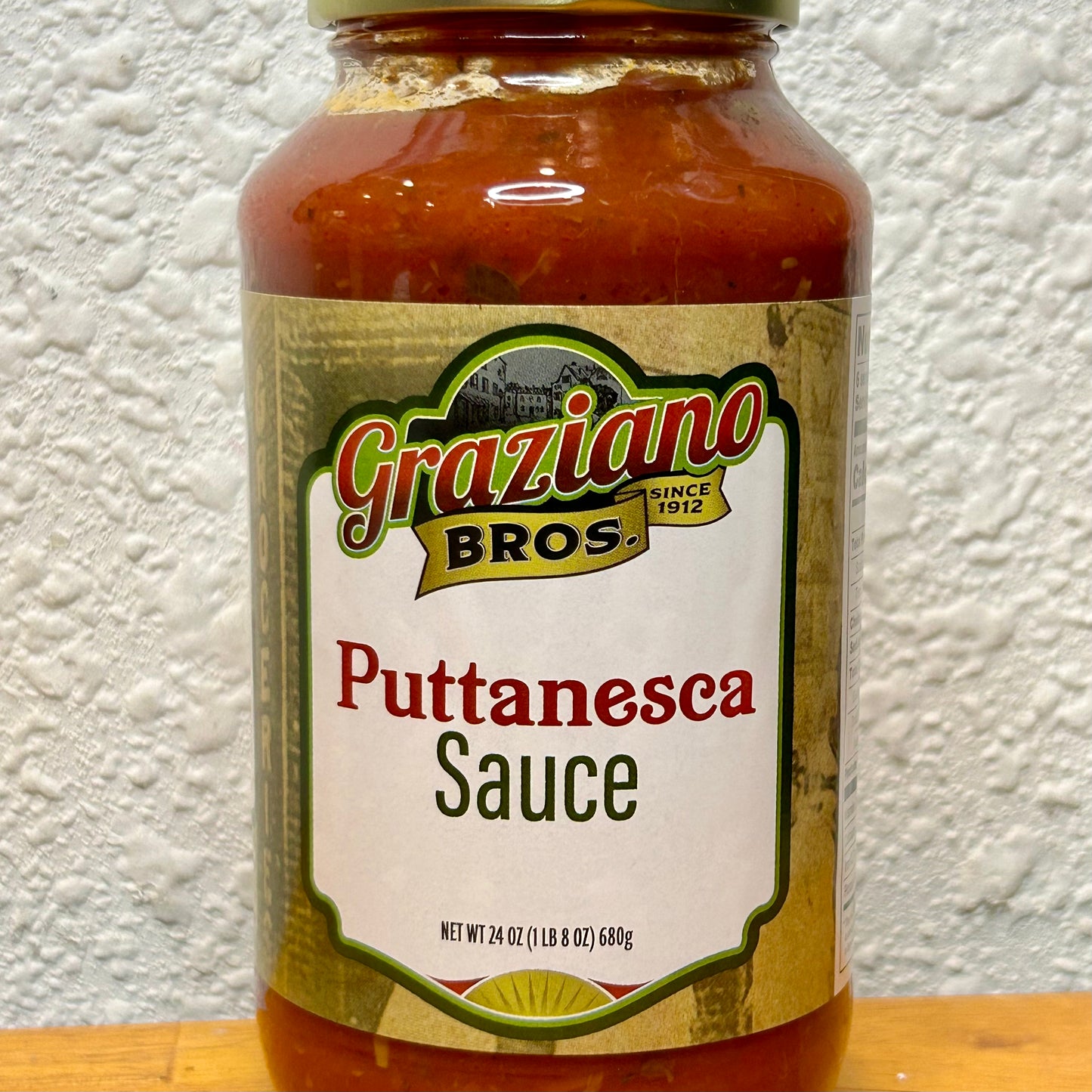 Graziano Bros.  Puttanesca Sauce